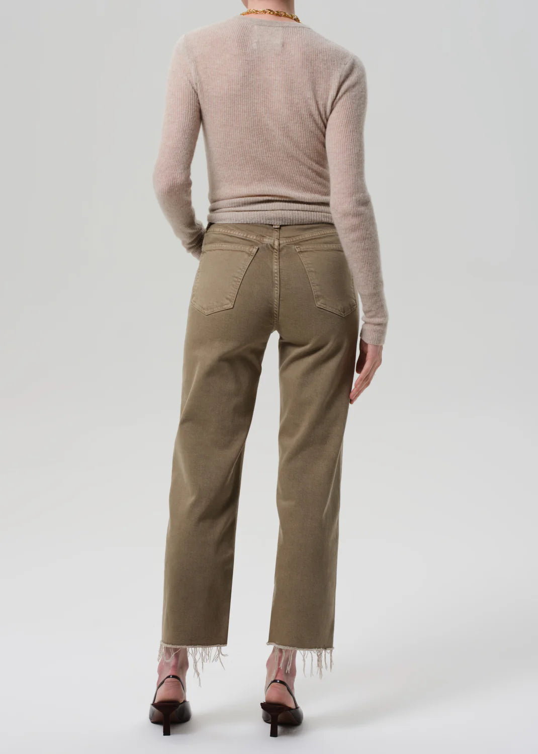 Palma Straight Raw Hem - Bezal