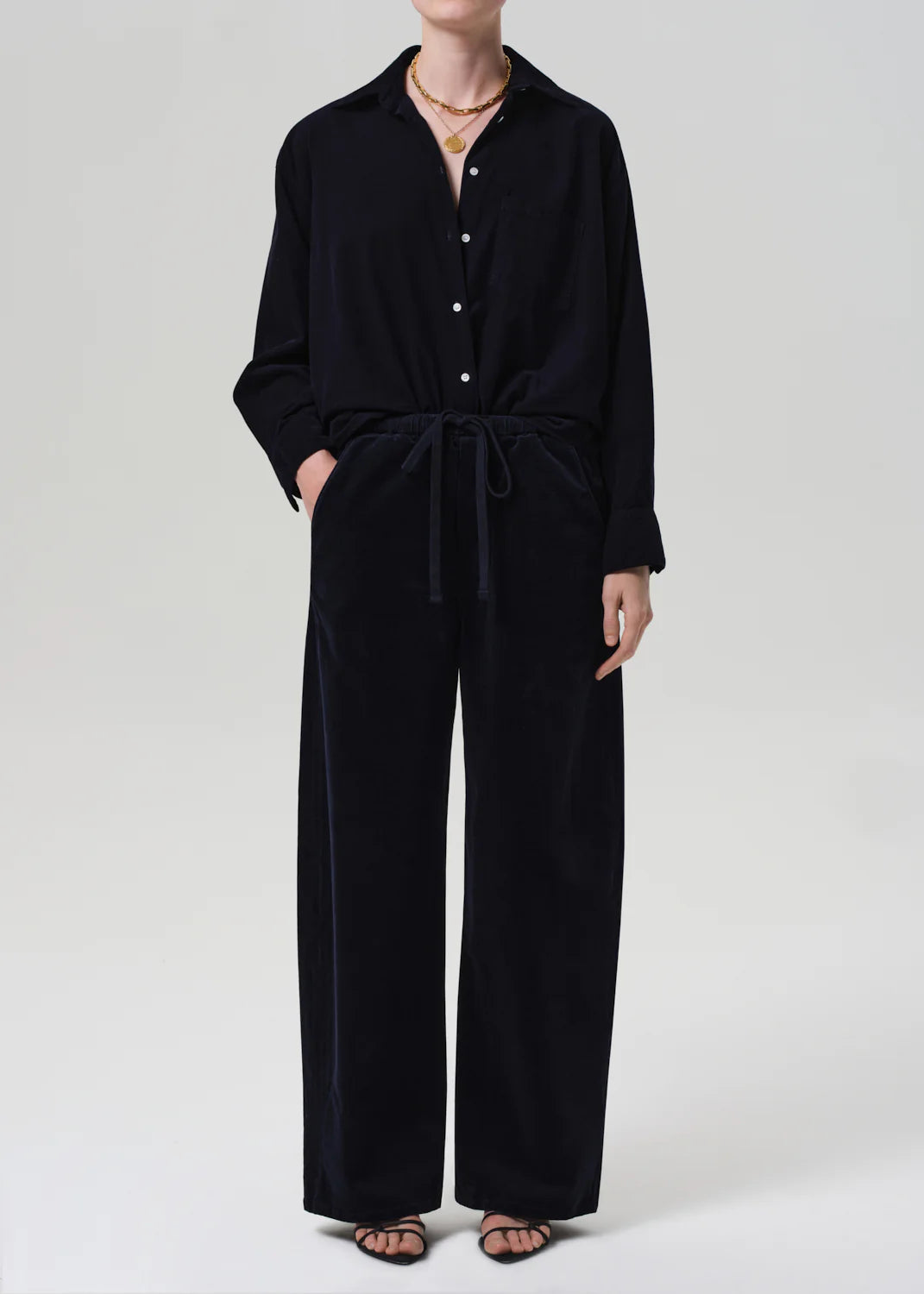 Aurora Pull On Baby Corduroy - True Navy