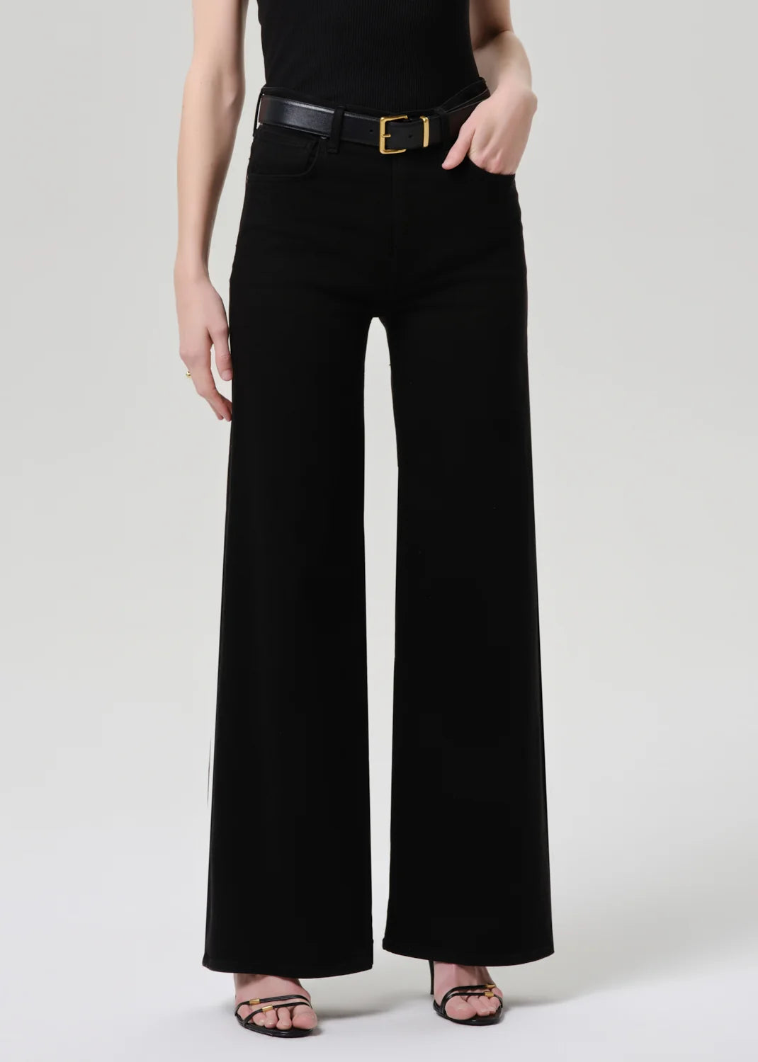 Lyra Wide Leg - Plush Black