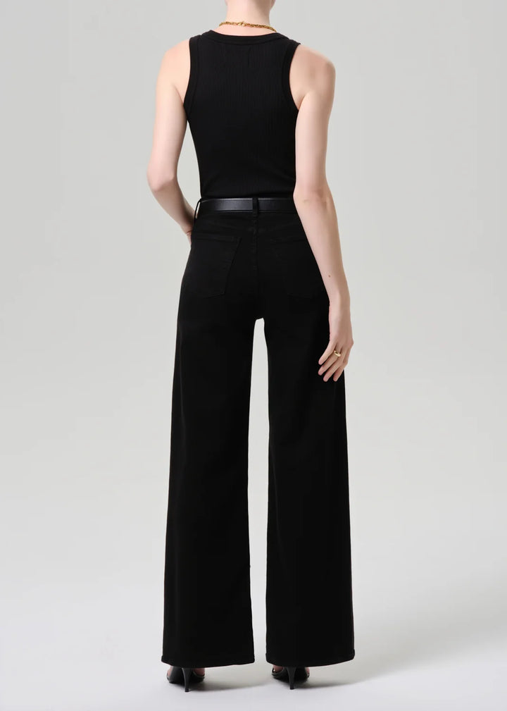Lyra Wide Leg - Plush Black