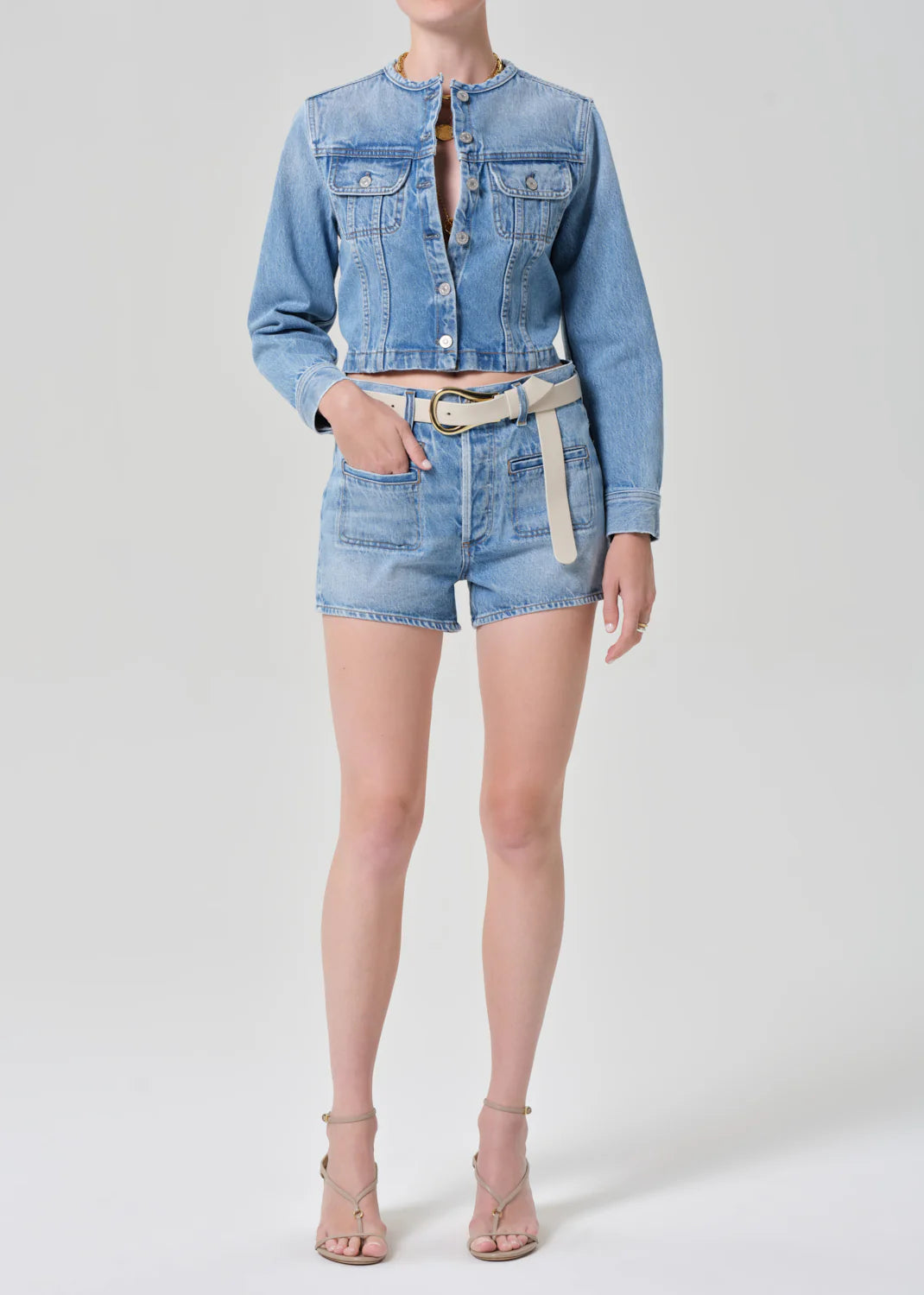Marlow Welt Pocket Short - Emblem