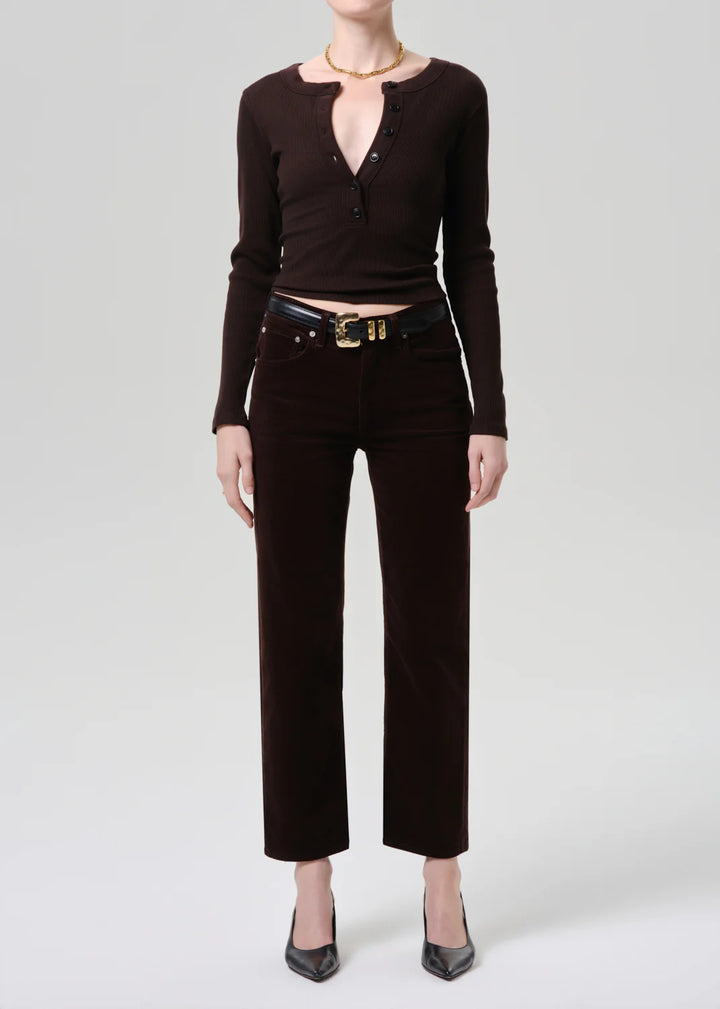 Palma Straight Corduroy - Barrister