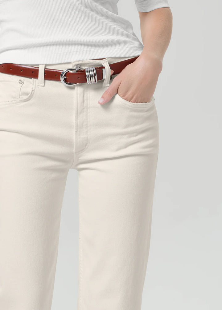 Palma Straight Clean Hem - Almond
