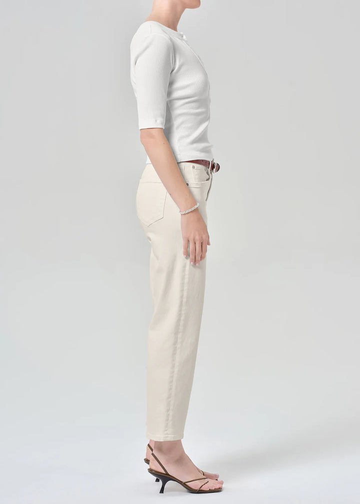 Palma Straight Clean Hem - Almond