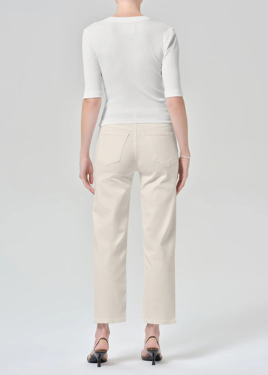 Palma Straight Clean Hem - Almond