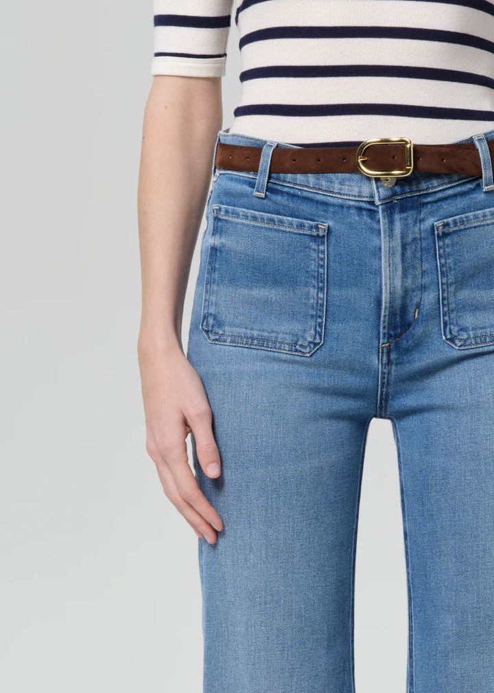 Kimberly Patch Pocket Flare - Adore