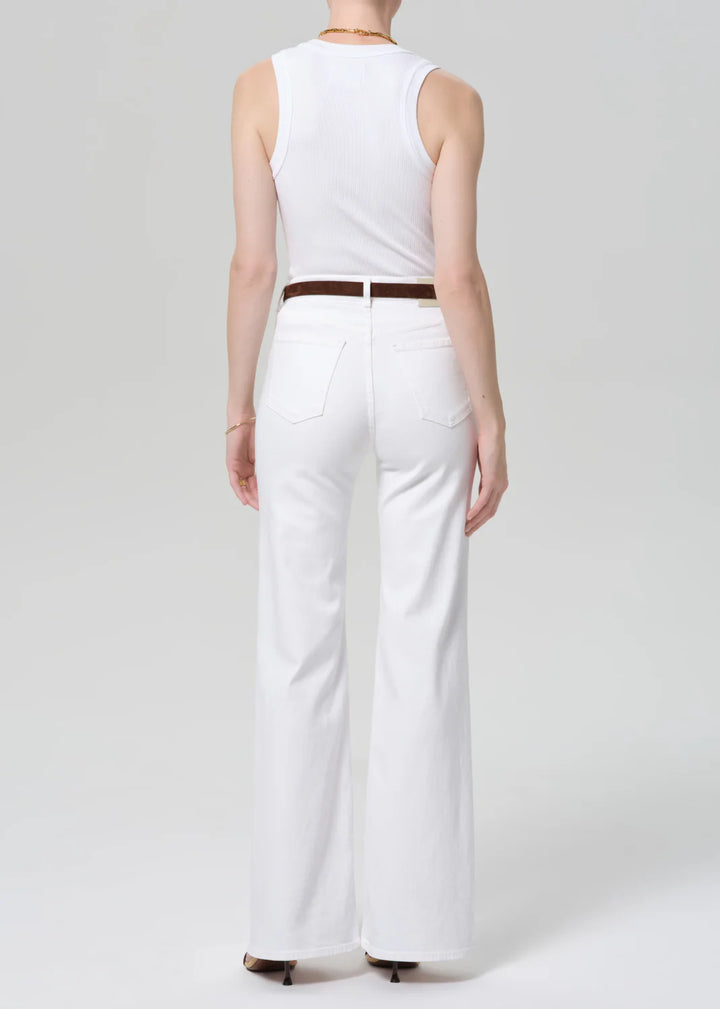 Kimberly Patch Pocket Flare - Soft White