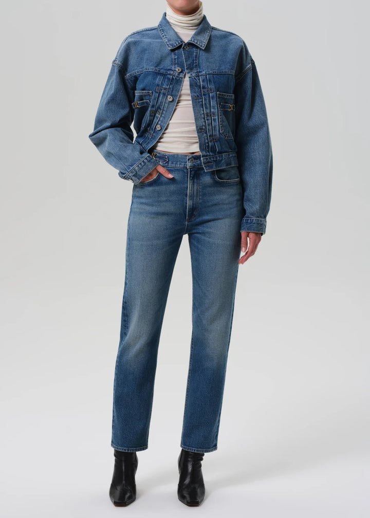 Blaine High Rise Straight With Horsebit - Alma