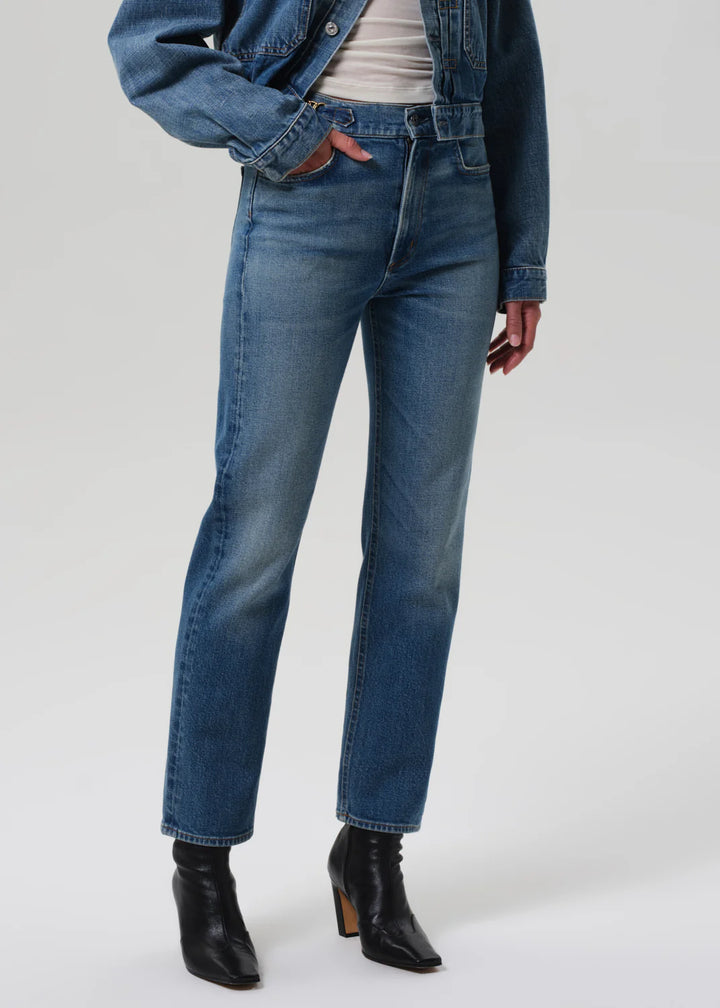 Blaine High Rise Straight With Horsebit - Alma