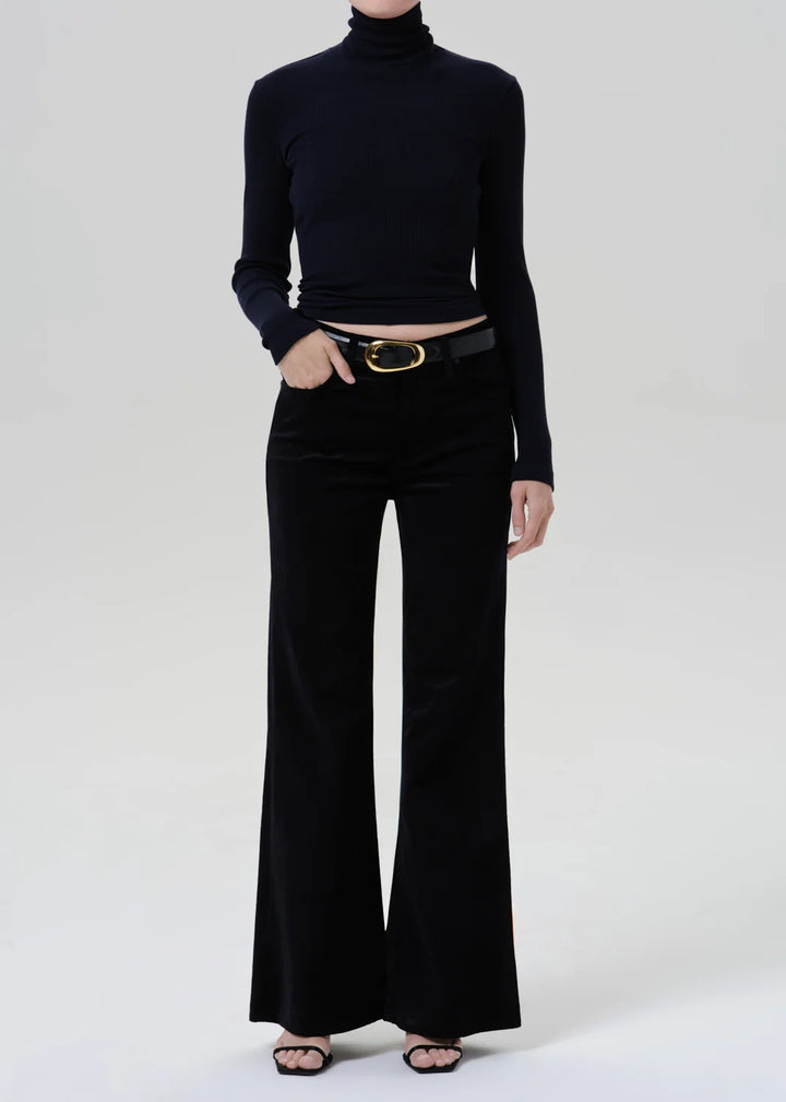 Kimberly 70's Flare - Velvet Onyx