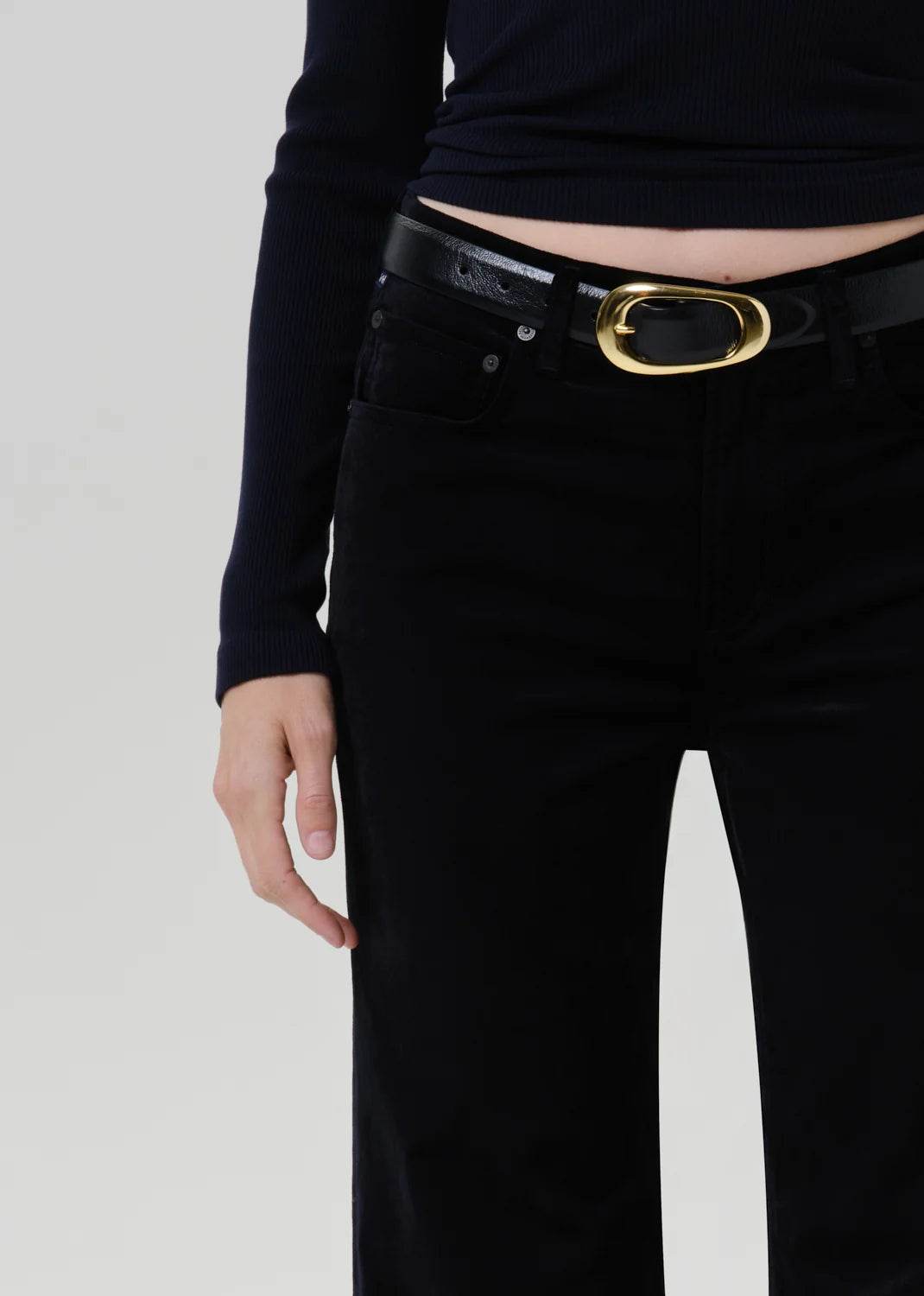 Kimberly 70's Flare - Velvet Onyx