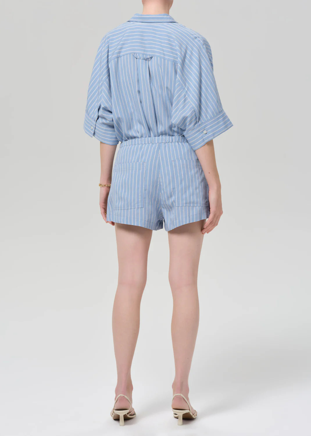 Este Drawstring Short - Capri Stripe