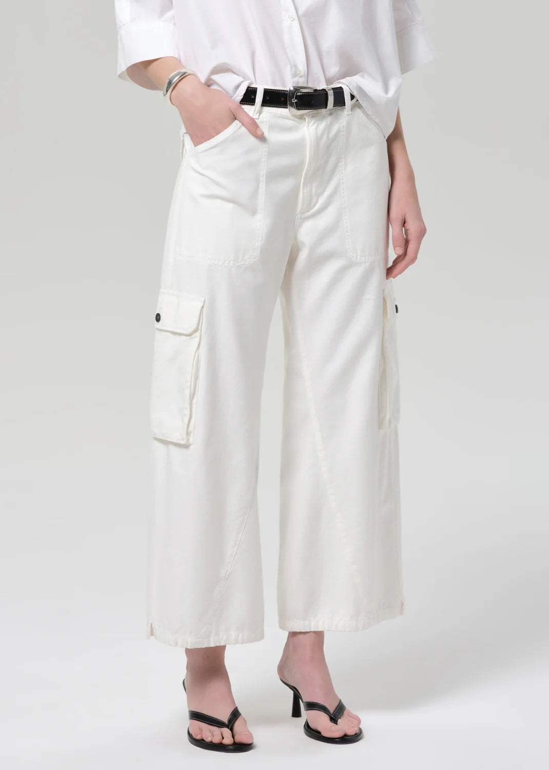 Thassos Twisted Seam Utility Pant - Pashmina
