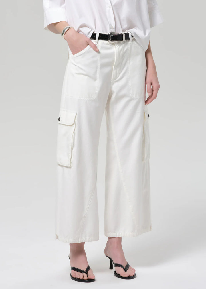 Thassos Twisted Seam Utility Pant - Pashmina