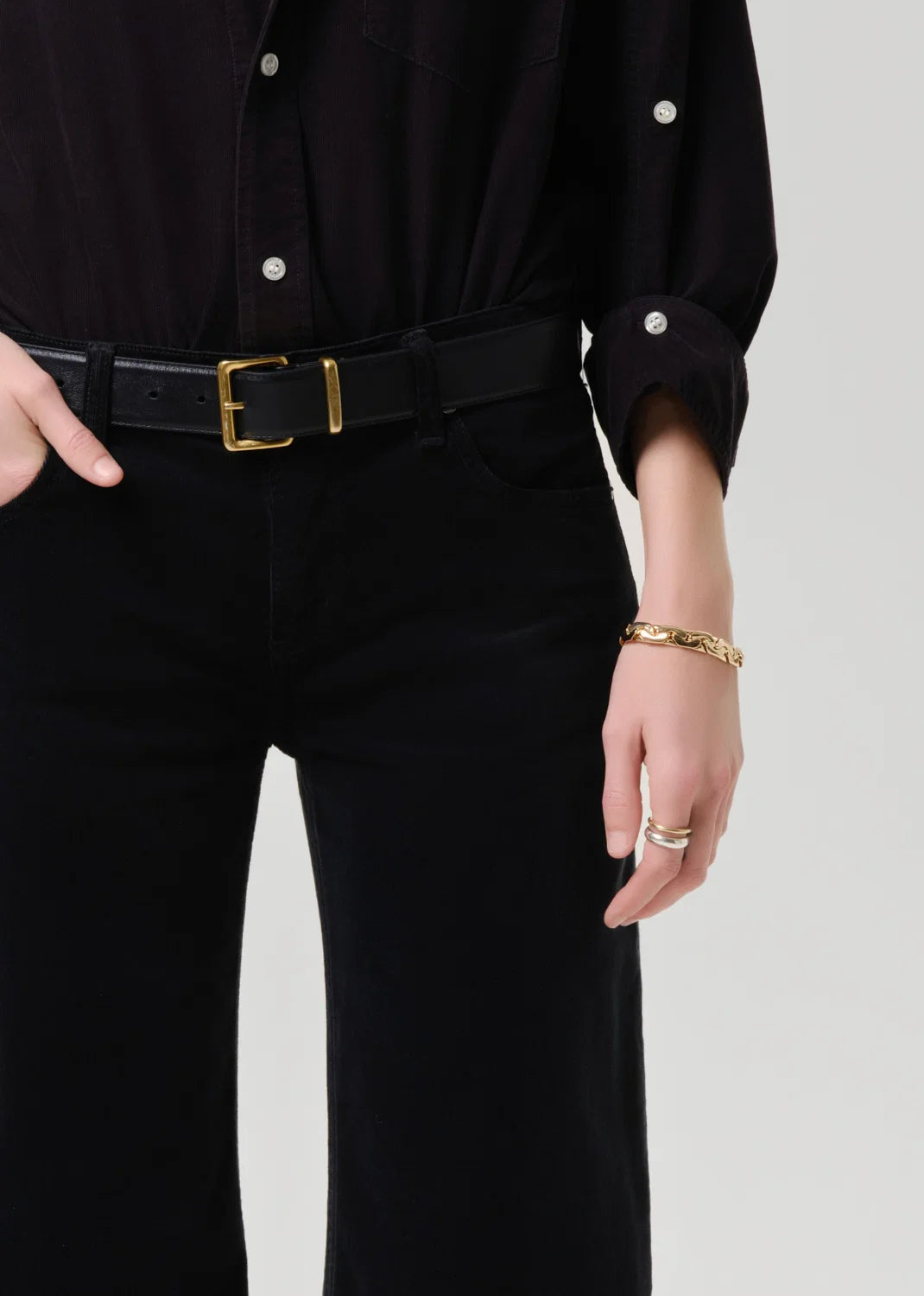 Nora Trouser Corduroy - Charcoal