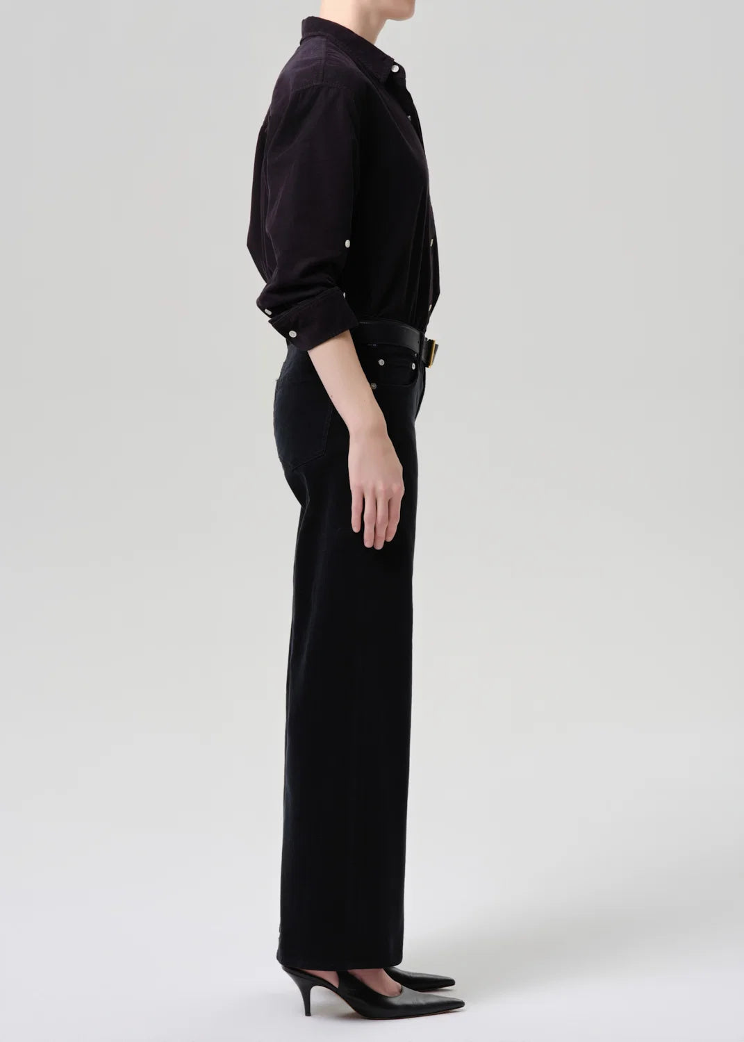 Nora Trouser Corduroy - Charcoal
