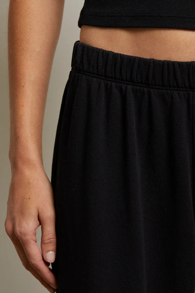 Nora French Terry Pull On Pant - True Black