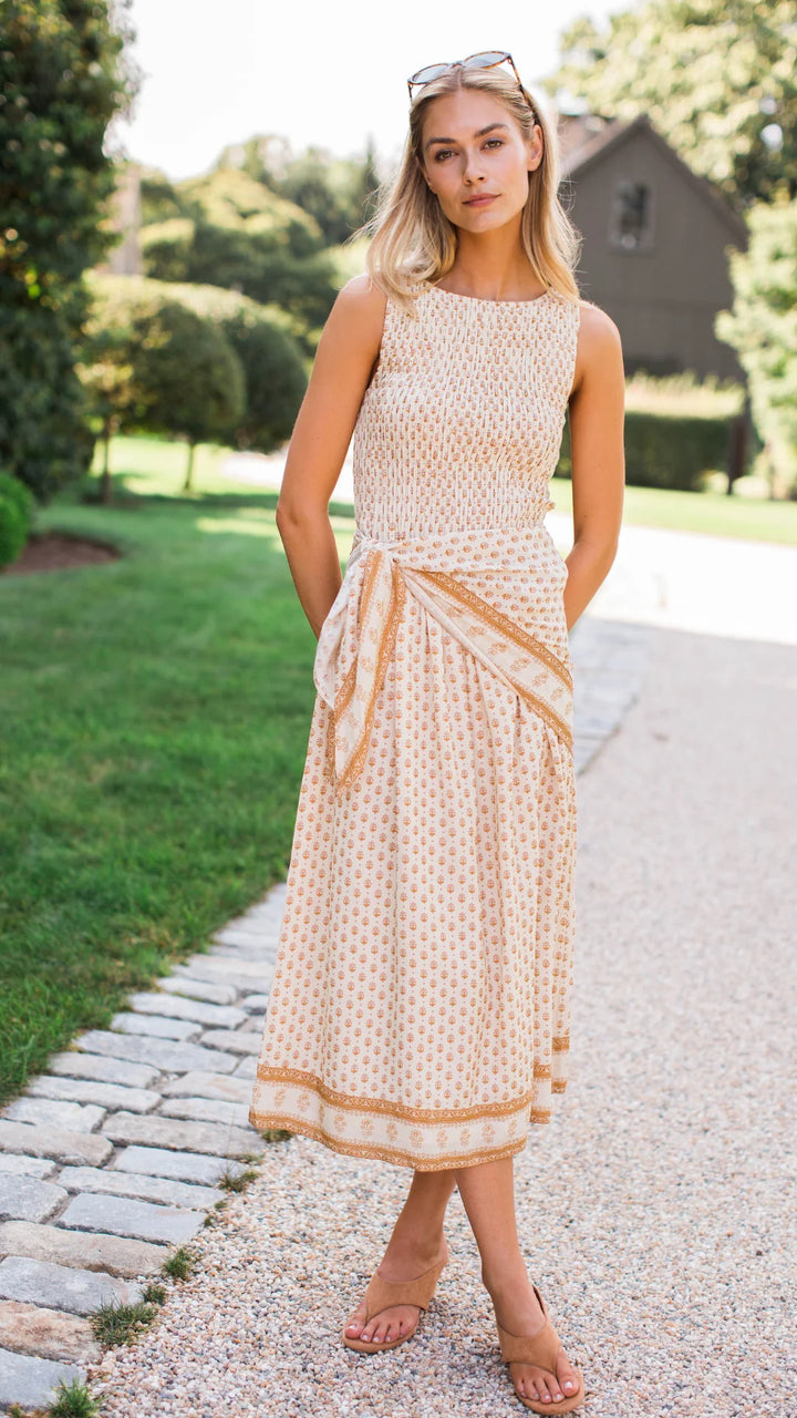 Sara Scarf Dress - Dune Mini Petunia