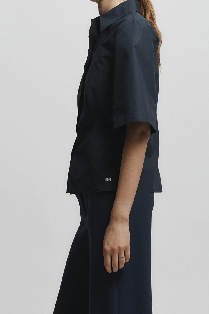 Dion Short Sleeve Buttondown - Navy