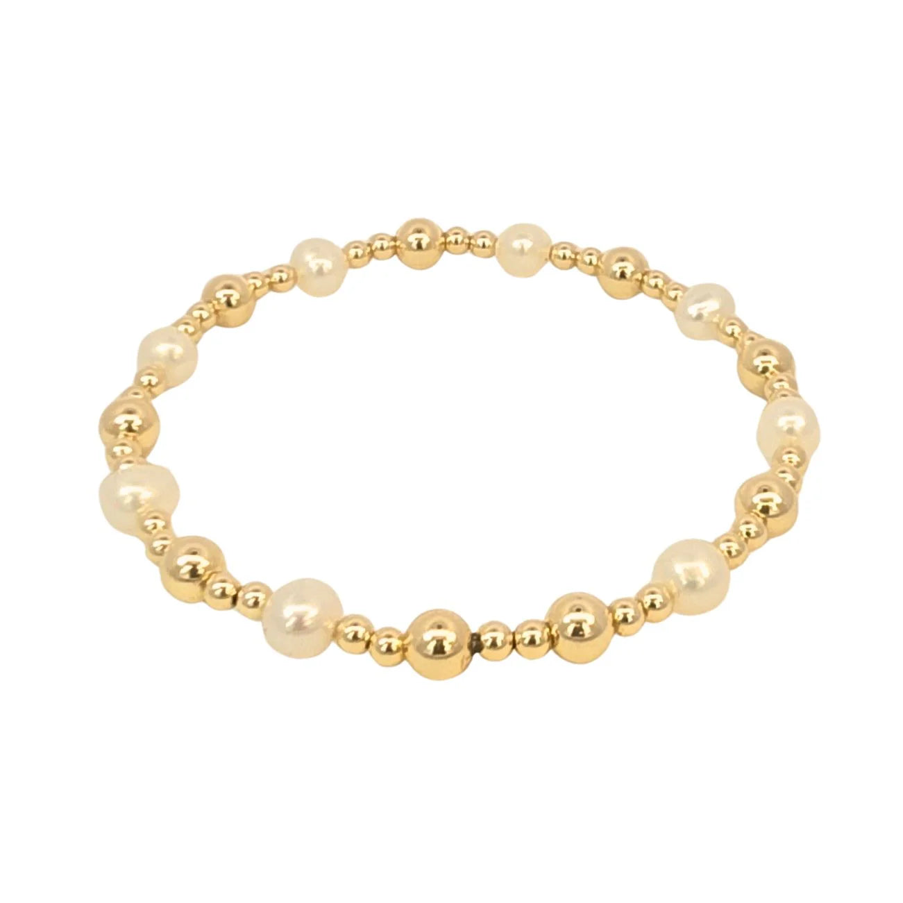 Alternating Freshwater Pearl - 3mm/5mm Bracelet