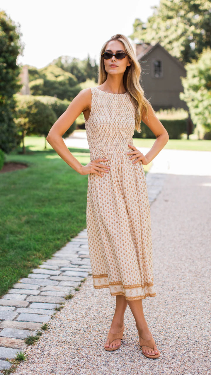 Sara Scarf Dress - Dune Mini Petunia