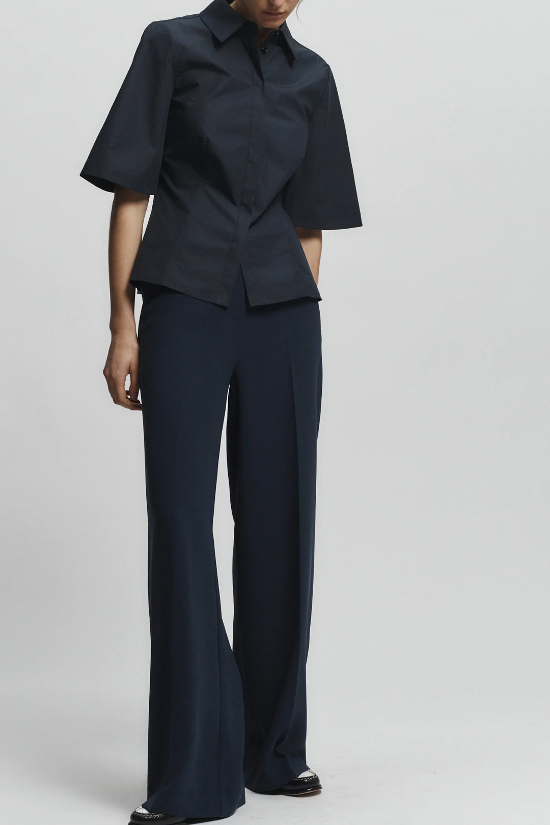 Dion Short Sleeve Buttondown - Navy