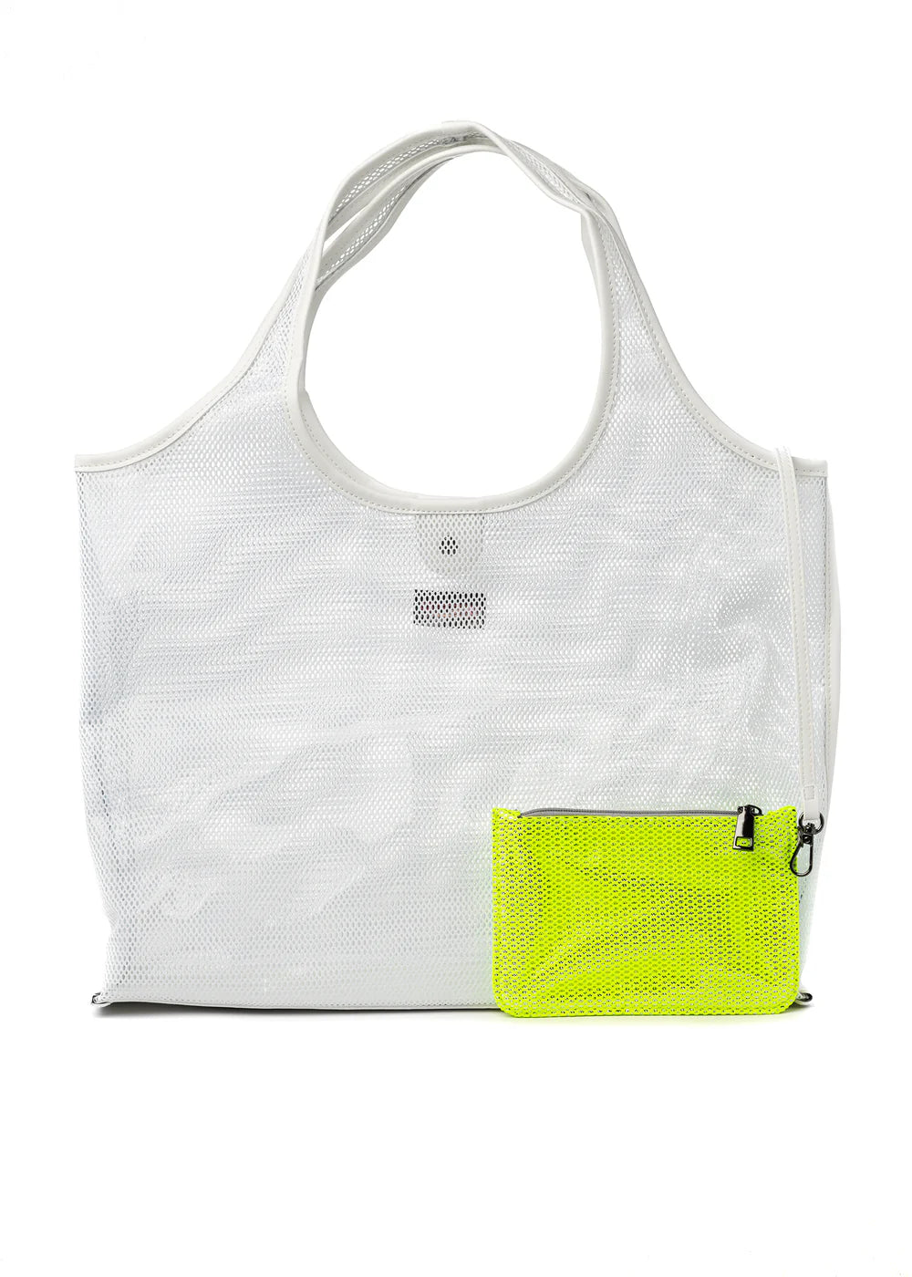 Roxy Mesh Tote - White