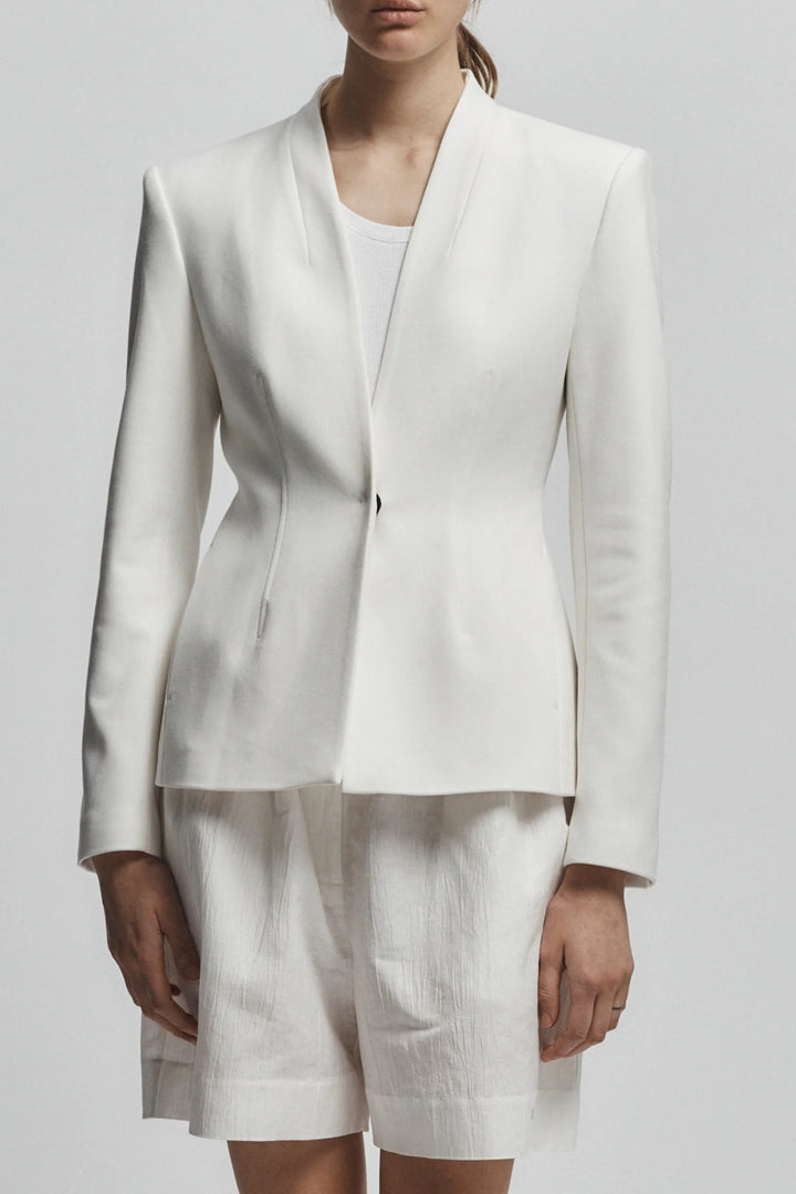 Aria Tailored Blazer - White