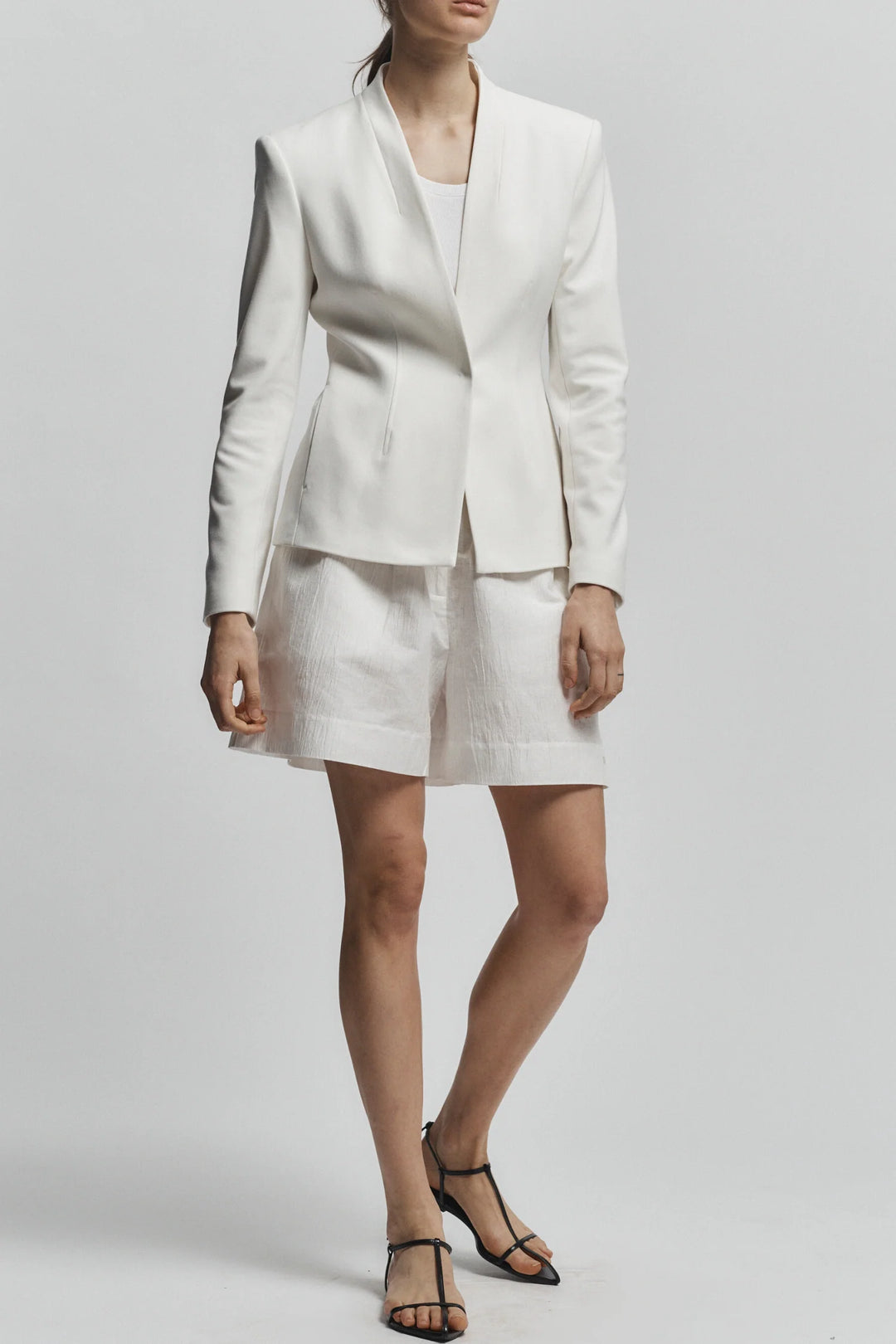 Aria Tailored Blazer - White