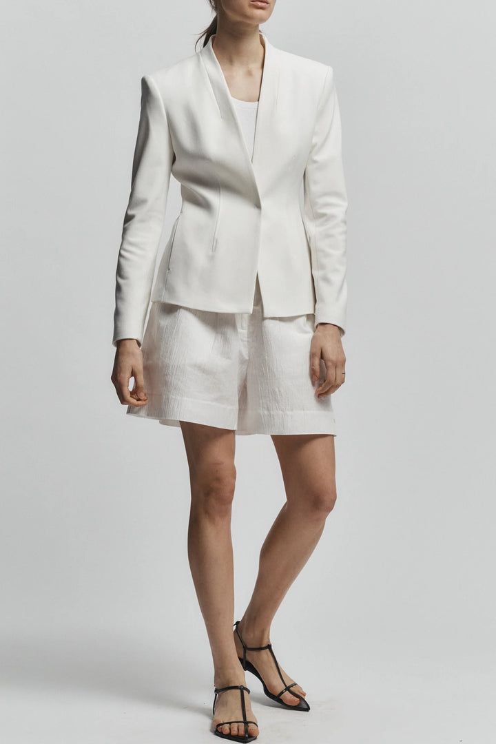 Aria Tailored Blazer - White