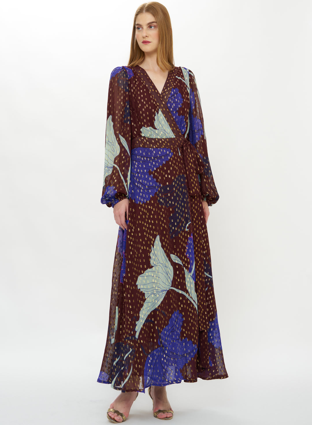 Wrap Dress - Hague Cobalt
