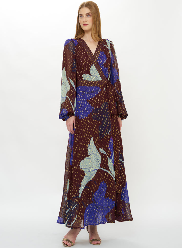 Wrap Dress - Hague Cobalt
