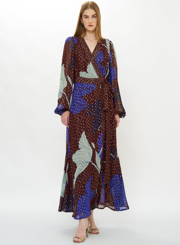 Wrap Dress - Hague Cobalt