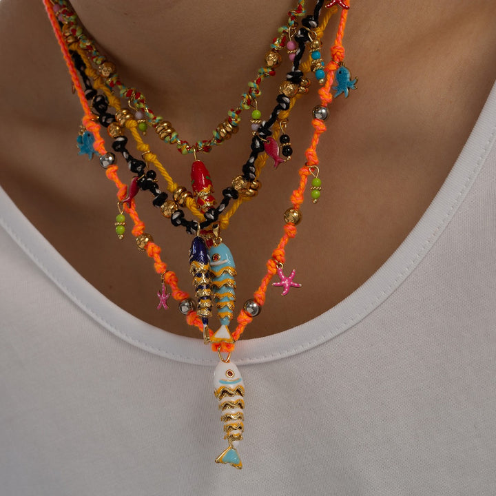 Koi Necklace - Orange