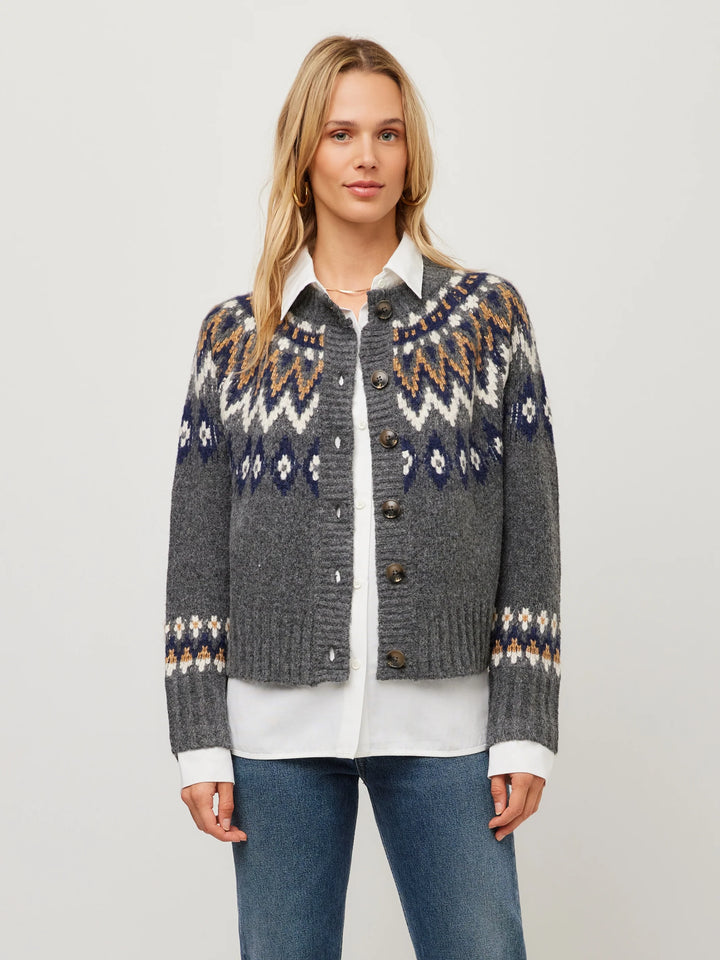 Alina Mixed Media Cardigan - Multi