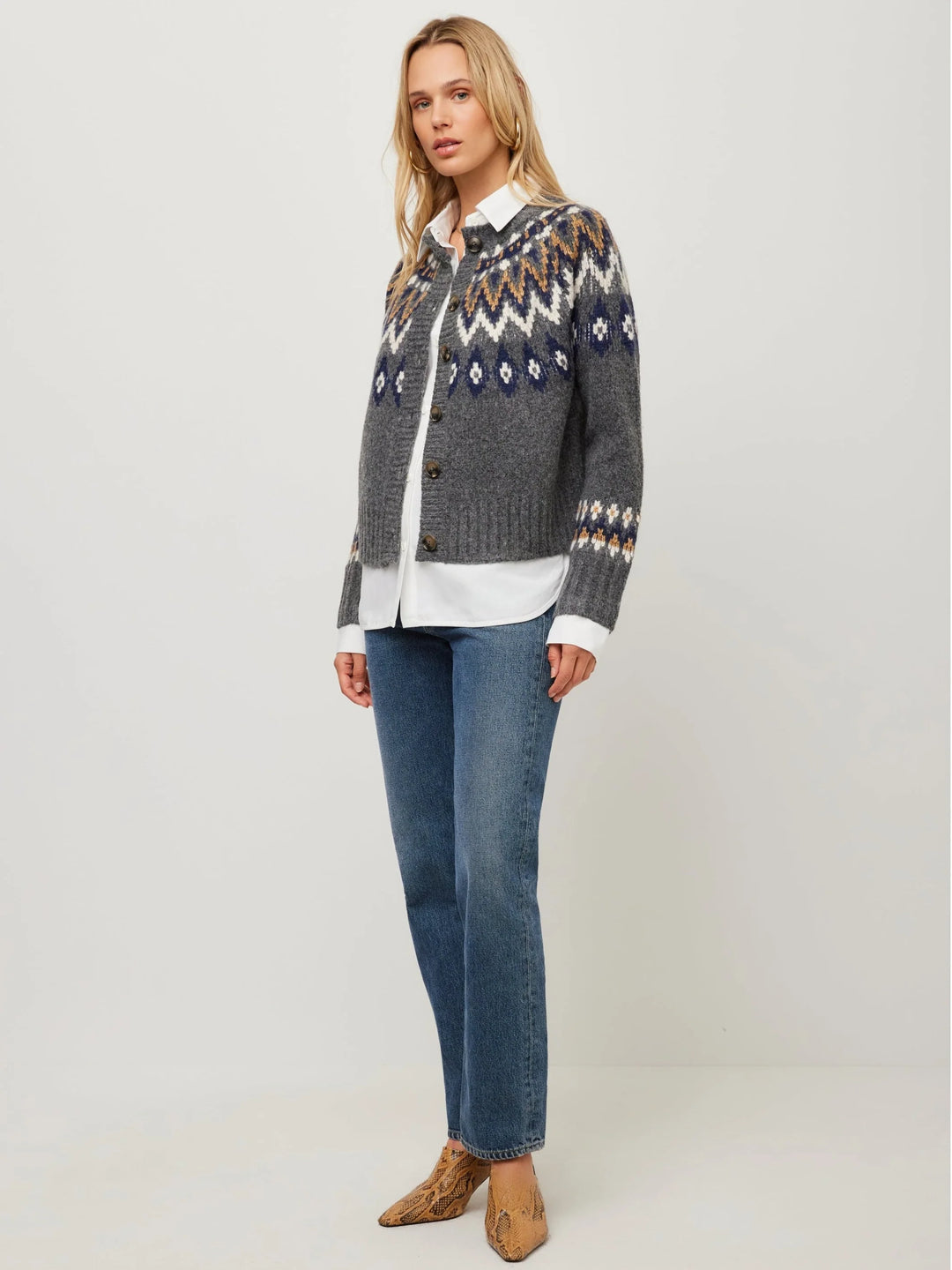 Alina Mixed Media Cardigan - Multi
