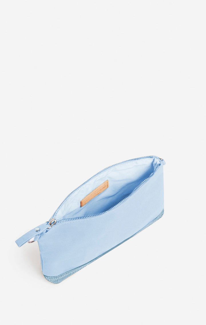 Zipped Clutch - Light Indigo
