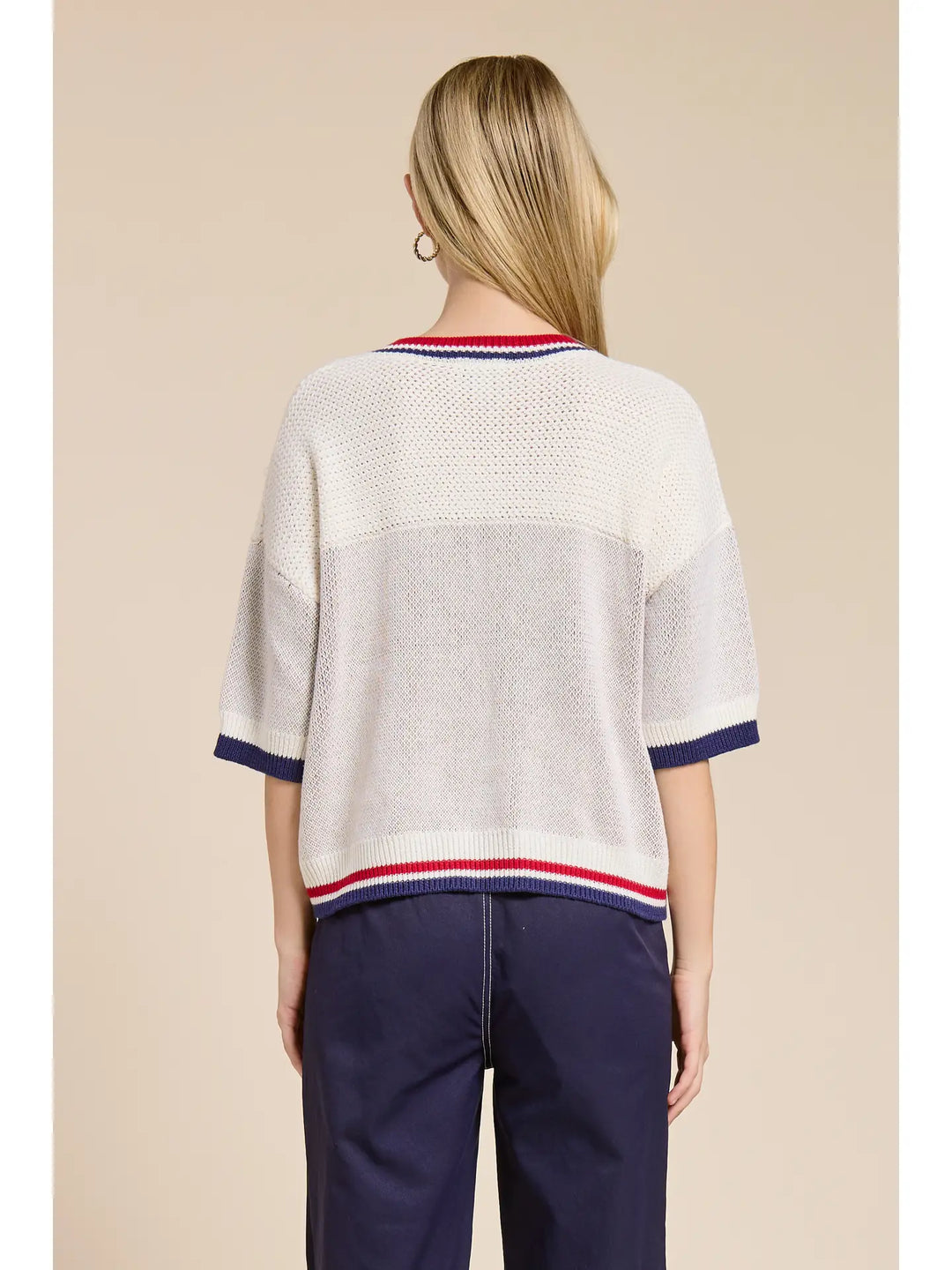 Sailing V Neck Sweater