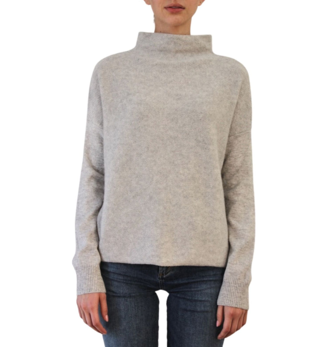 Amanda Cashmere Pullover- Foggy