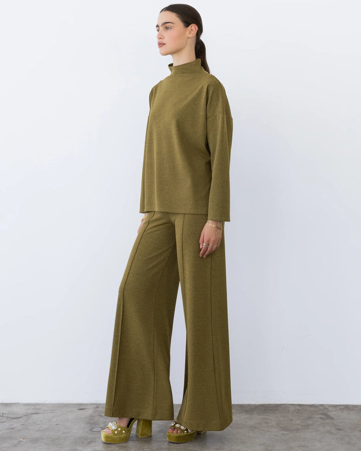 Vintage Knit Top - Chartreuse