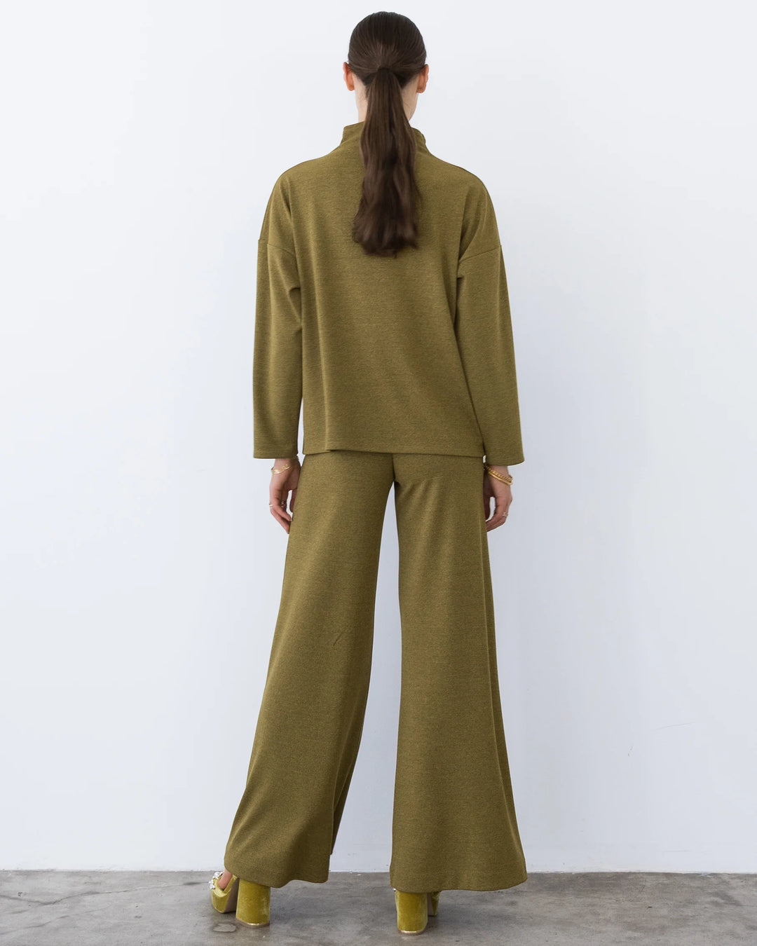 Vintage Knit Top - Chartreuse