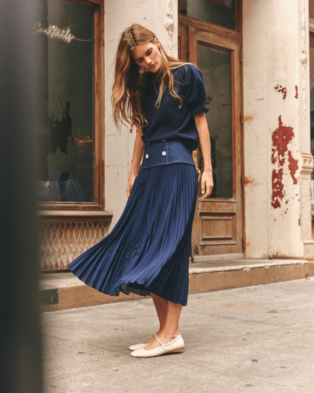 Estelle Skirt- Navy