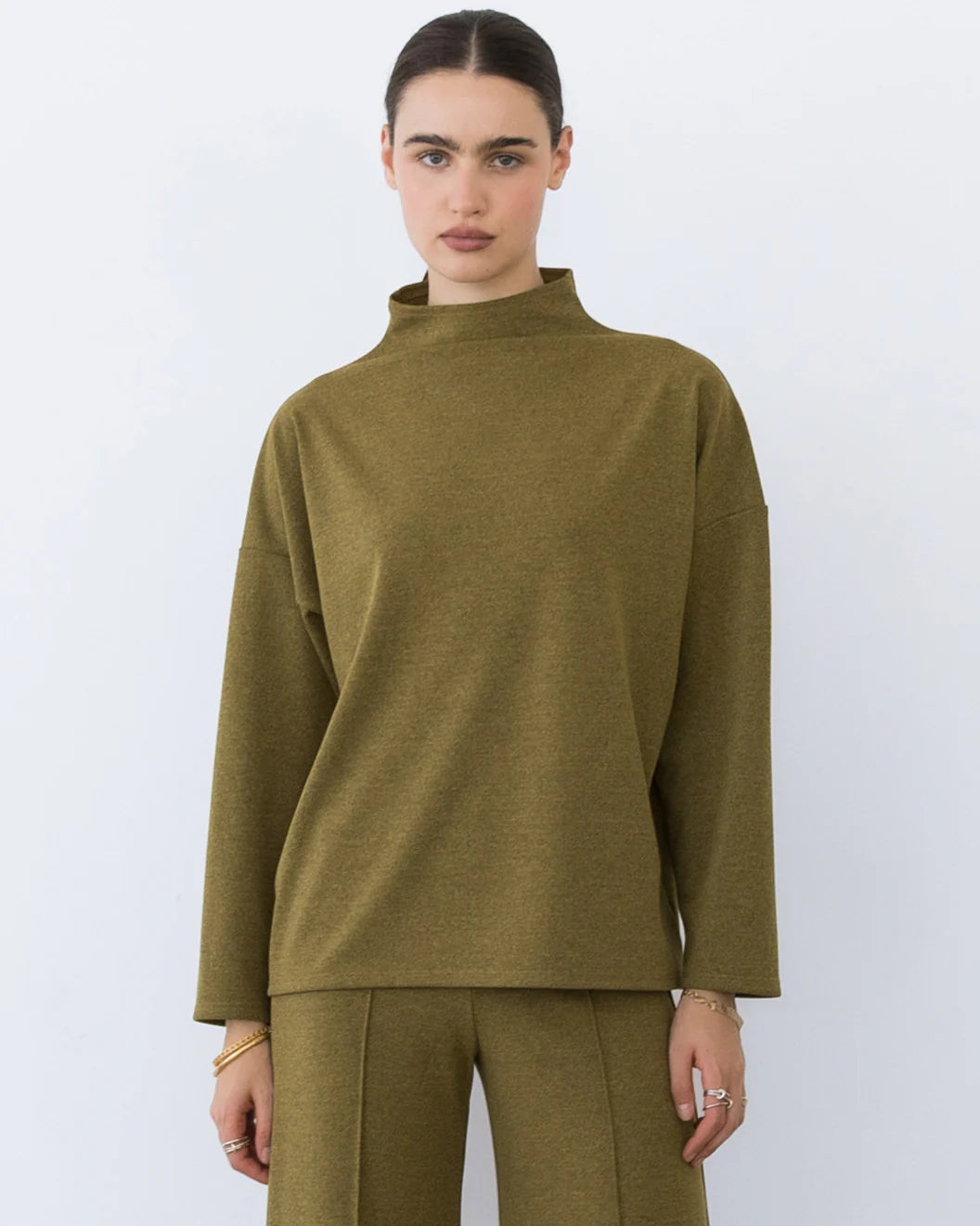 Vintage Knit Top - Chartreuse