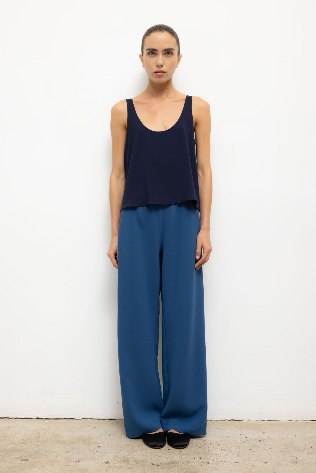 Ari Scoop Tank - Midnight