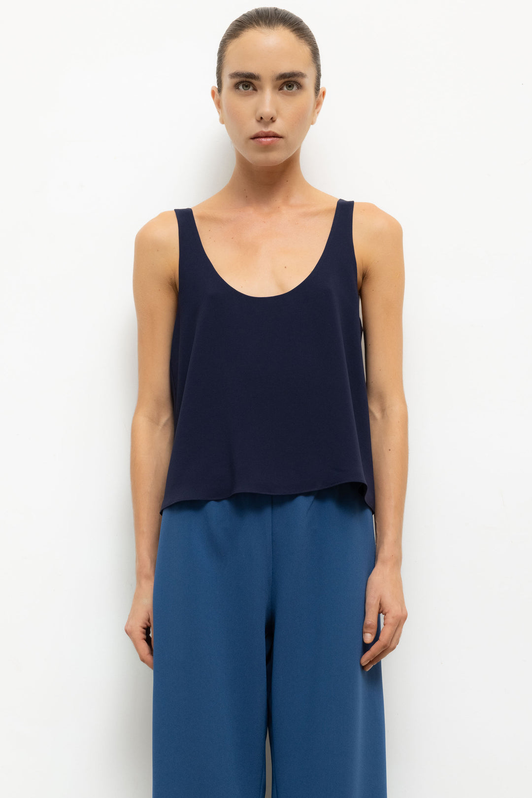 Ari Scoop Tank - Midnight