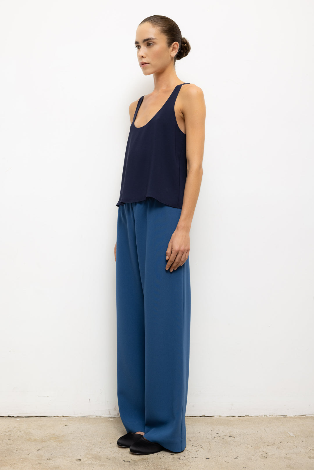 Ari Scoop Tank - Midnight
