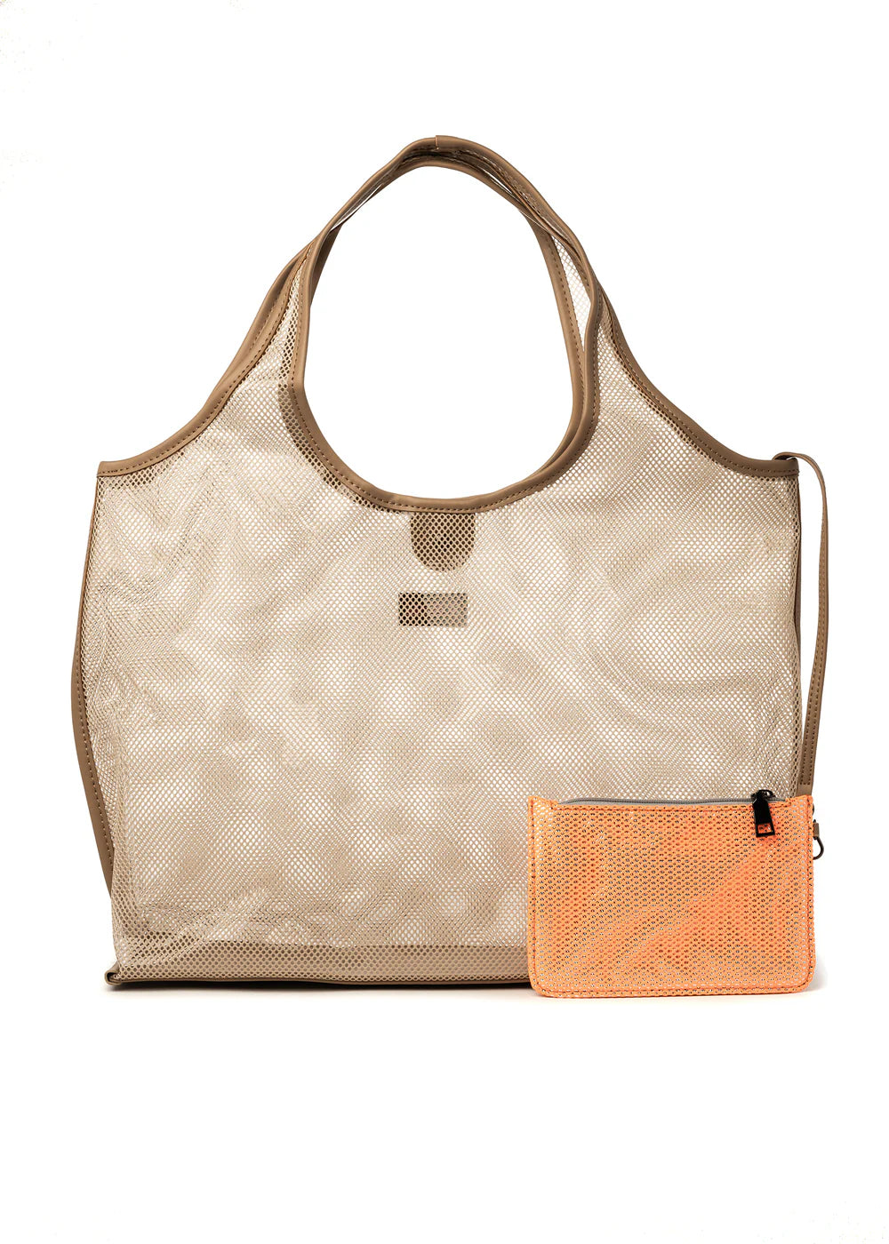 Roxy Mesh Tote - Beige