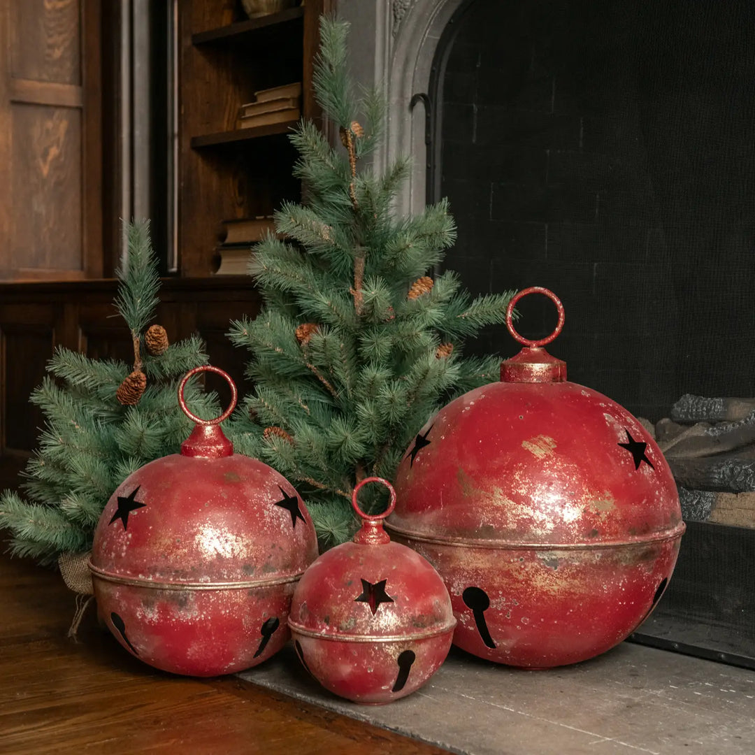 Vintage Sleigh Bell - Red