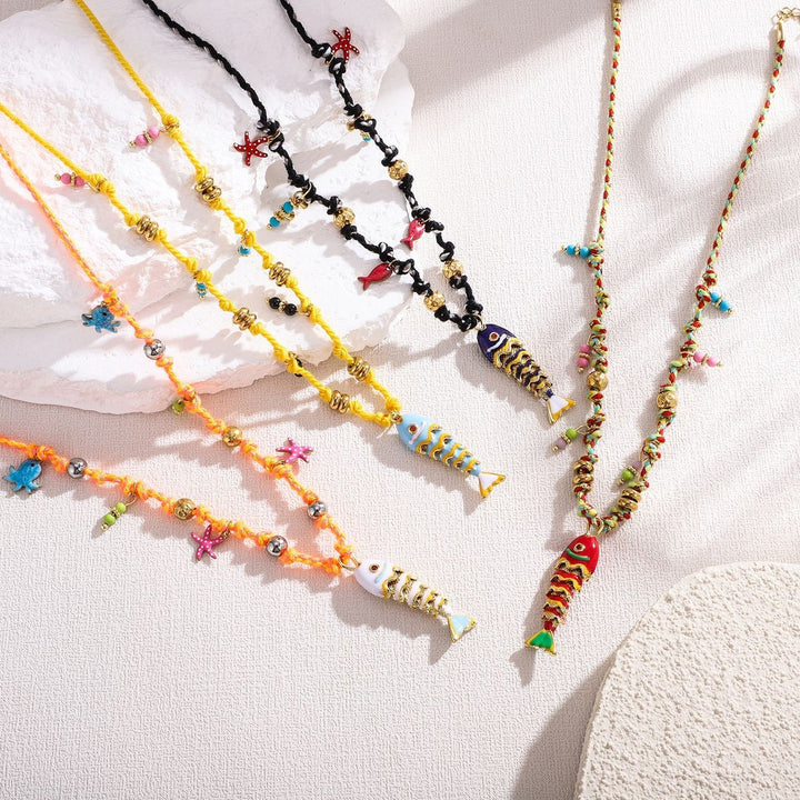 Koi Necklace - Black