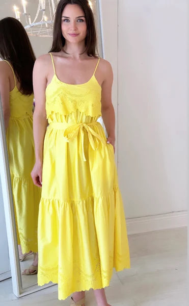 Sawyer Midi Dress - Sunshine